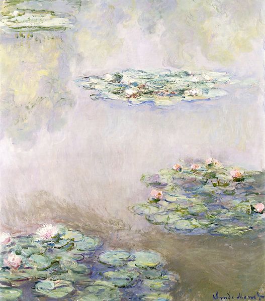 Claude Monet, Nymphen, 1908 von finemasterpiece