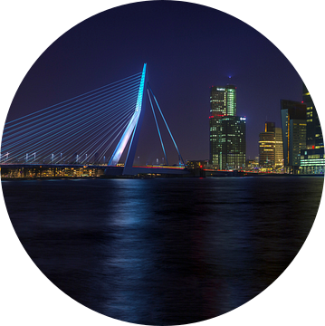 Skyline Rotterdam van Peter Bolman