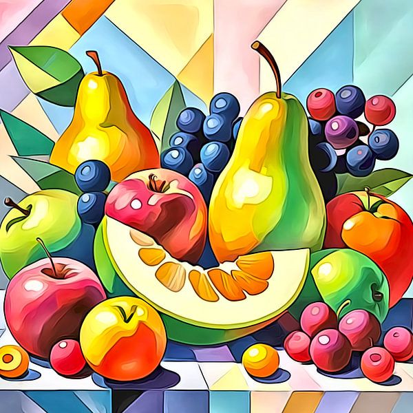Fruit in pastel #1 by zam art