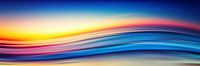 Abstract Sunset I - Panoramic van ArtDesignWorks thumbnail