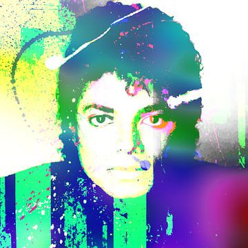 Michael Jackson Abstract Modern Portret