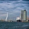 skyline erasmusbrug rotterdam van Arthur Bruinen