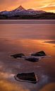Lofoten Goldener Sonnenuntergang von Harald Marchhart Miniaturansicht