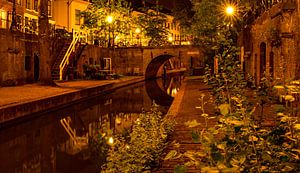 Utrecht Nieuwegracht met Paulusbrug van Marjolein van Middelkoop