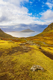 Landschaft auf der Färöer Insel Streymoy von Rico Ködder