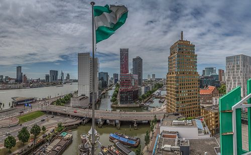 Rotterdam vanaf het Witte Huis