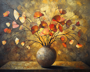 Vase mit Blumen
