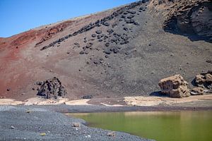 Lanzarote - Playa de Montaña Bermeja / Lago Verde