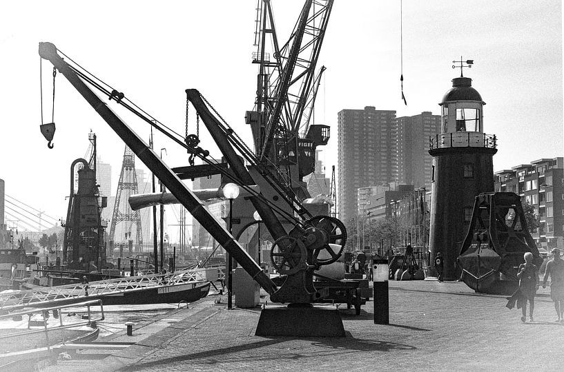 Leuvehaven, Harbour at Rotterdam, The Netherlands by Henry van Schijndel