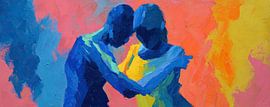 Dancing in Vibrant Hues by Wonderful Art