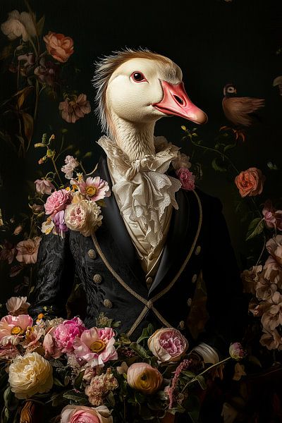 Mr goose by Richards Fine Art