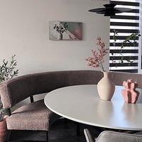 Klantfoto: Lichtspel op Eucalyptusblad van Studio BB, op acrylglas