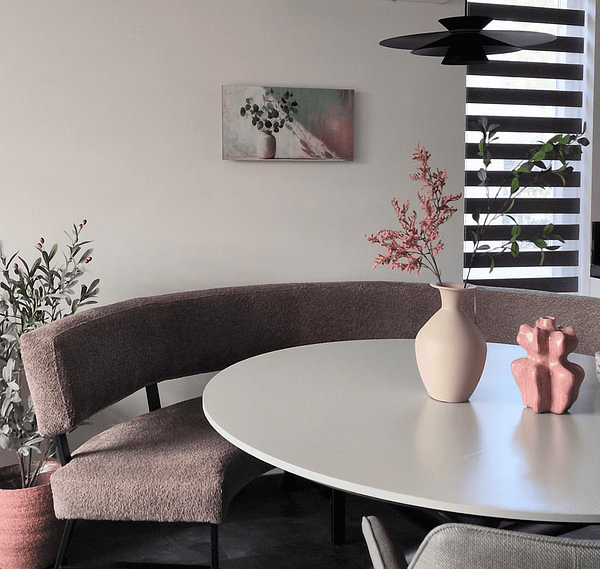 Klantfoto: Lichtspel op Eucalyptusblad van Studio BB, op acrylglas