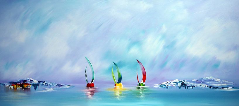 Sailing by Gena Theheartofart