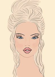 The blonde girl with the blue eyes by Hilde Remerie Photography and digital art