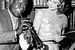 Louis Armstrong and Grace Kelly van Bridgeman Images