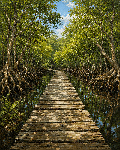 Serene Mangrove Boardwalk – Pantai Indah Kapuk Mangrove Forest, Jakarta - Indonesia - Forest Collectionia