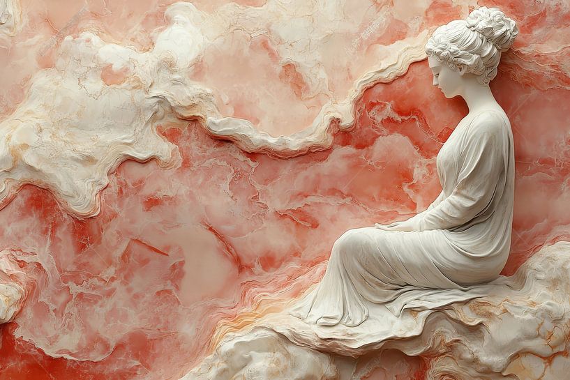 spiritual image praying Goddess by Egon Zitter