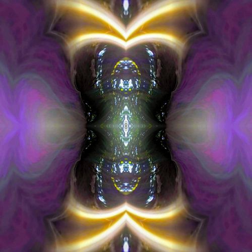 Beschermend schild van de violette vlam en het zonlicht