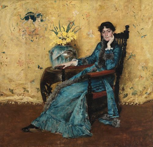 Portret van Dora Wheeler, William Merritt Chase