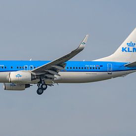 Avion de ligne Boeing 737-800 de KLM. sur Jaap van den Berg