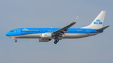 KLM Boeing 737-800 passenger aircraft. by Jaap van den Berg