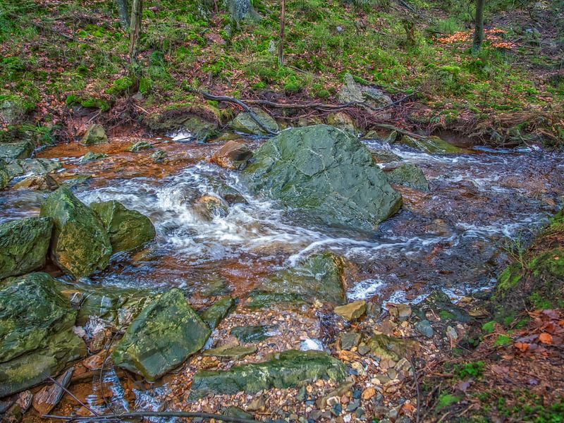 Rocks In The River Bayehon by Nature Life Ambience