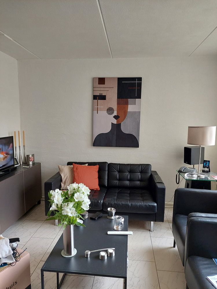 Porrtet abstrait  par Mirjam Duizendstra 