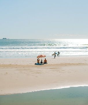 Surfers Byron Bay Australia by Iris Vermeij