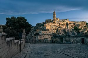 Sonnenuntergang über den Sassi von Matera