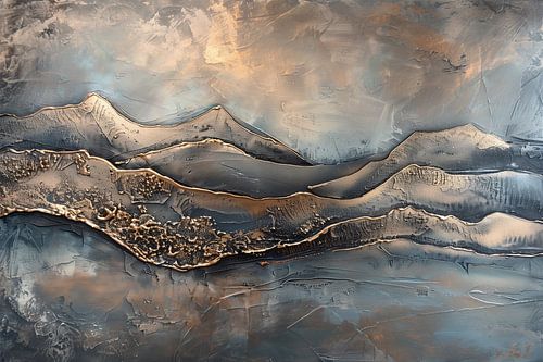 Abstract berglandschap van Ekaterina Veselova