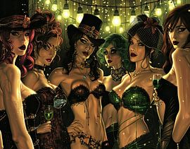 malerisches Bild einer Frau