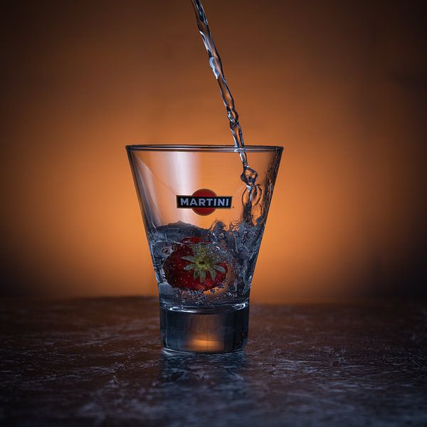 Eine seltsame Kombination Martini mit Erdbeere von René Ouderling