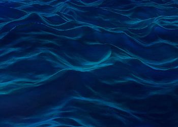 Dunkle Wellen | Ozean Wasser Abstrakt