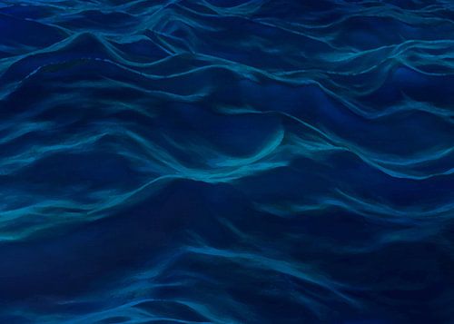 Vagues sombres | Océan Eau Abstrait