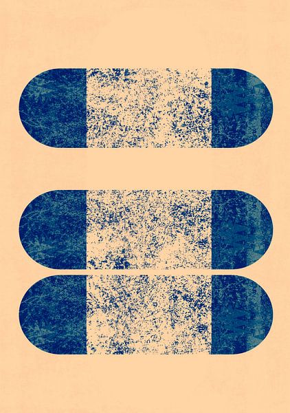 1950s Japandi geometry by Mad Dog Art
