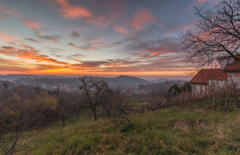 Sunrise landscape Croatia von Marcel Kerdijk