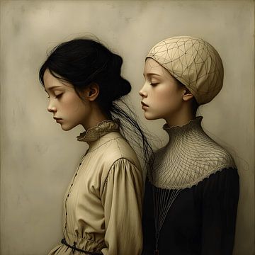 The silence between sisters by Jolique Arte