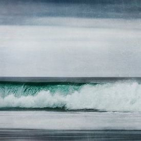 Die Welle - Brandung am Strand des Atlantiks Frankreich von Dirk Wüstenhagen
