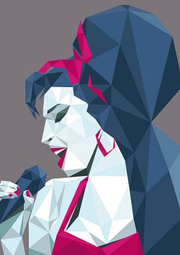 Diamant-Stil Amy Winehouse Poster von Jasper Boekema