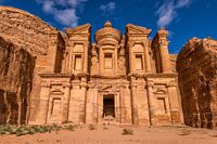 Ad Deir klooster in Petra, Jordanië