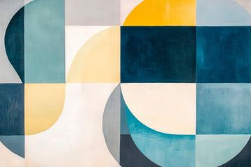 Abstrakte geometrische Komposition von Poster Art Shop