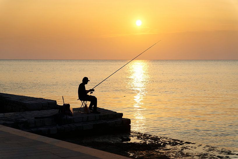 Pêcheurs sur la côte de Porec par Heiko Kueverling