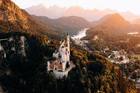 Kasteel Neuschwanstein in Allgau, Beieren Duitsland