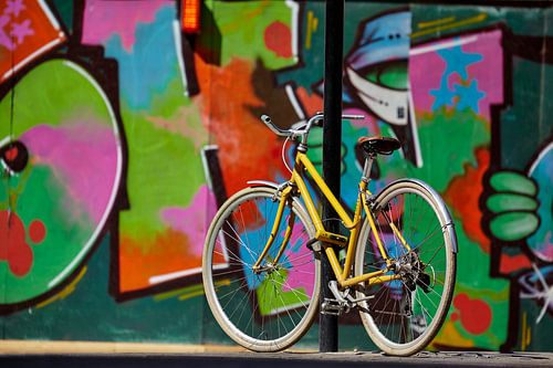 Gelbes Fahrrad - London