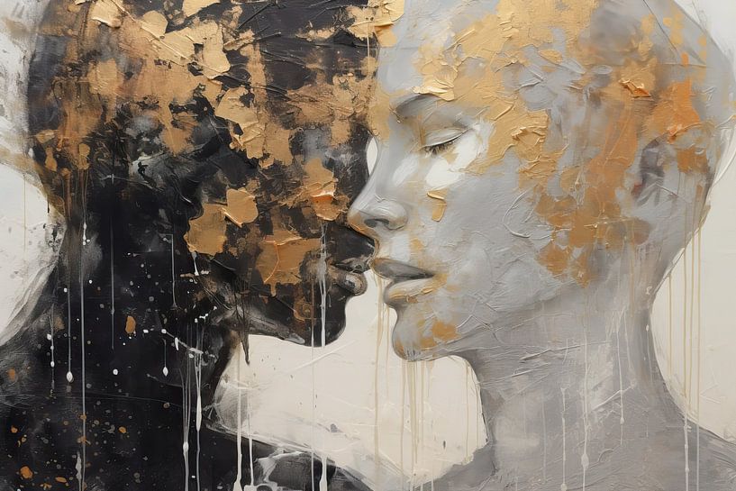 Malen Unendliches Geflüster | Freundschaft von Blickfänger Gemälde