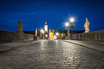 Würzburg in the evening