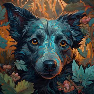  Hond No. 03 In Kleur von ARTEO Gemälde