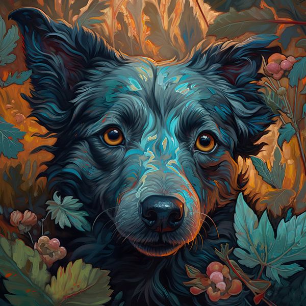  Hond No. 03 In Kleur by ARTEO Paintings