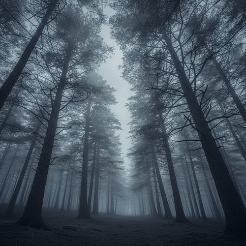 Het schaduwrijke bos in